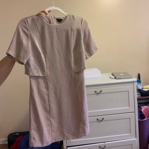 Blush Pink A-Line dress TopShop Size 6